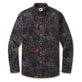 Men's Hawaiian Shirt Whispers in the Dark Cotton Button-down Long Sleeve Aloha Shirt