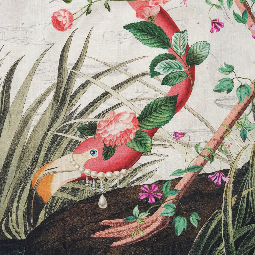 Men's Hawaiian Shirt Short Sleeve Button-down 100% Cotton Flower Floral Aloha Flamboyant Flamingo Blooms