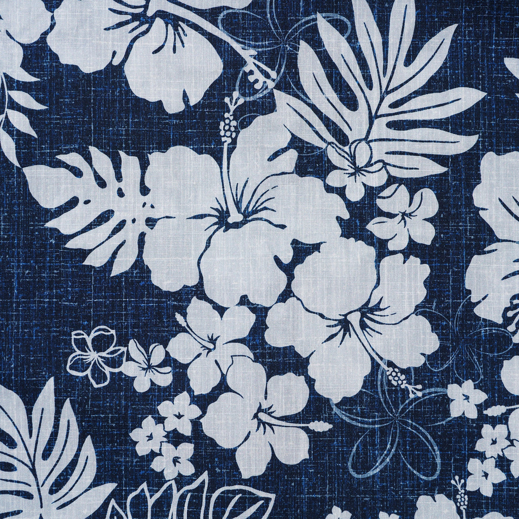 Men's Blue Tropical Hawaiian Shirt Button-down Aloha Shirt No Iron Shirt