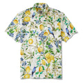 Men's Sicilian Lemon Shirt Button-down Hawaiian Shirt Short Sleeve 100% Cotton Sicilian Lemon Tree Fantasy