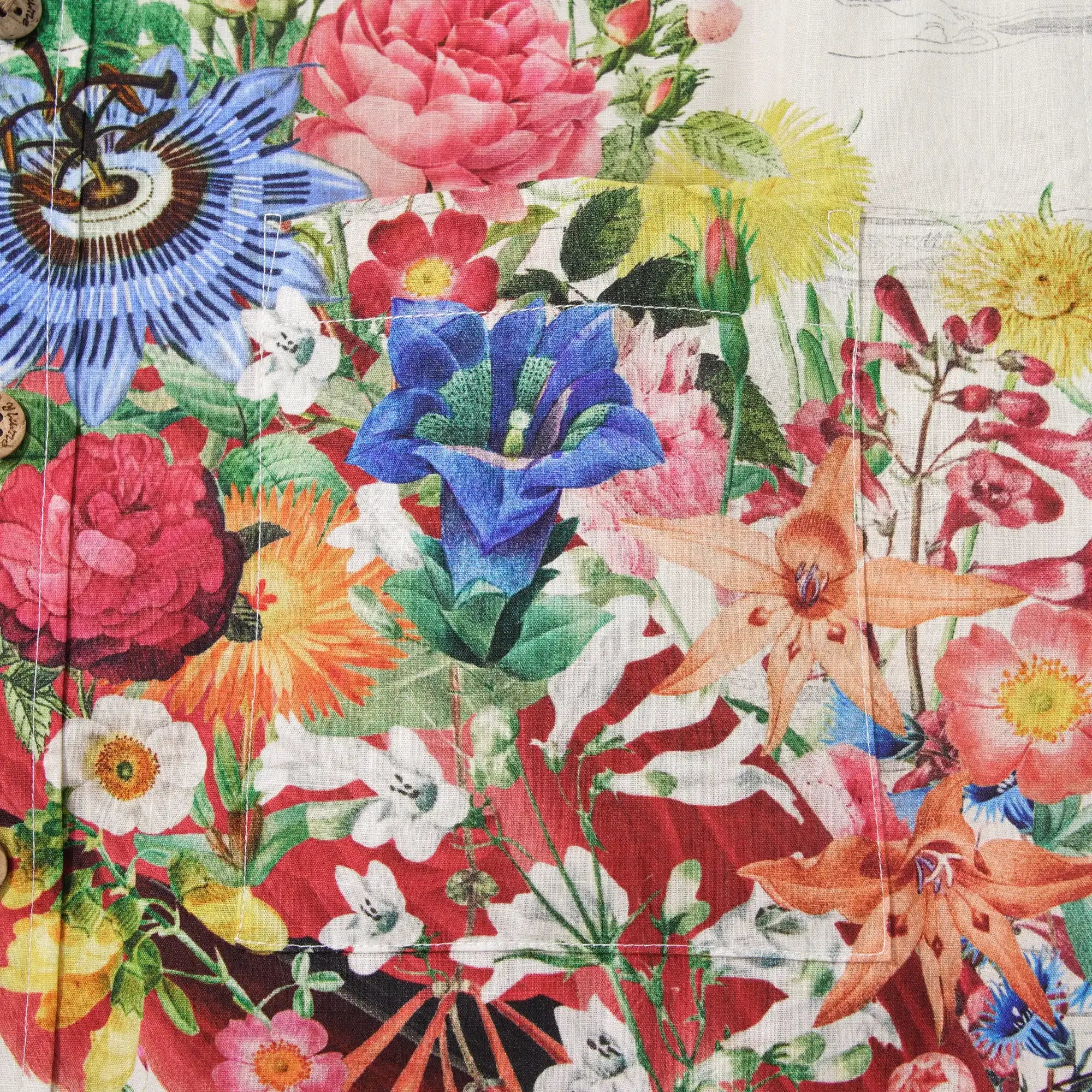 Men's Hawaiian Shirt Short Sleeve Button-down 100% Cotton Flower Floral Aloha Flamboyant Flamingo Blooms